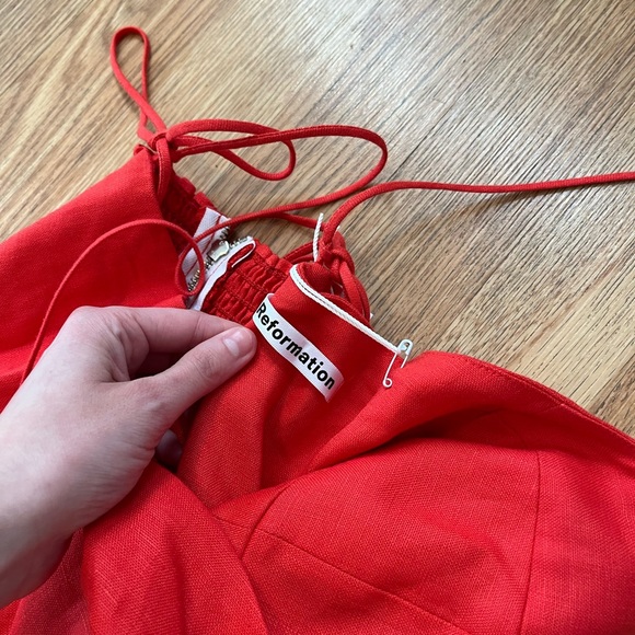 NWT Reformation Nebraska Dress Hot Day Size 12 - Picture 7 of 13